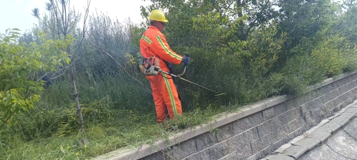 精管细护美廊道 长效管护优通行——养护分公司张家口分中心涞水北养护队开启路域环境专项整治行动)